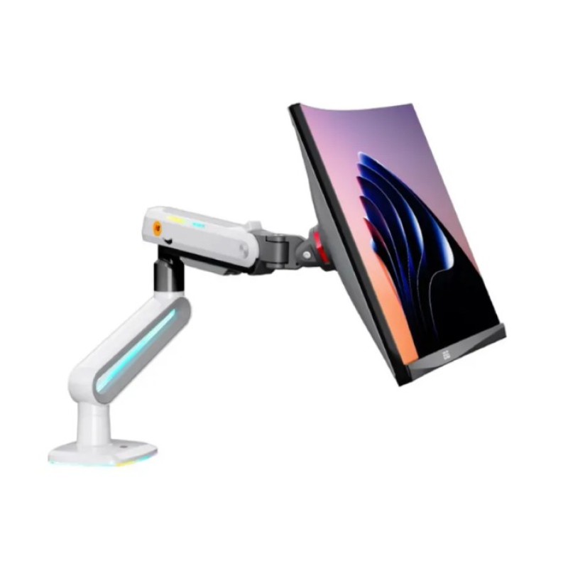Крепление настольное NB E6 с RGB подсветкой и газлифтом для мониторов 32-60"
