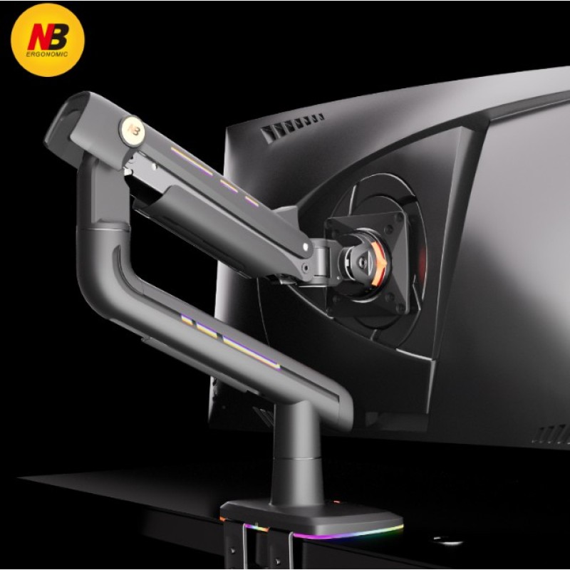 Настольное крепление NB F5 (black) w/RGB для дисплея 32–60″ с газлифтом
