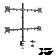 Кронштейн XG MG-1732Q для 4 мониторов (17"–32")