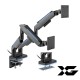 Настольный кронштейн с газлифтом XG MGG-1735D grey для 2 мониторов