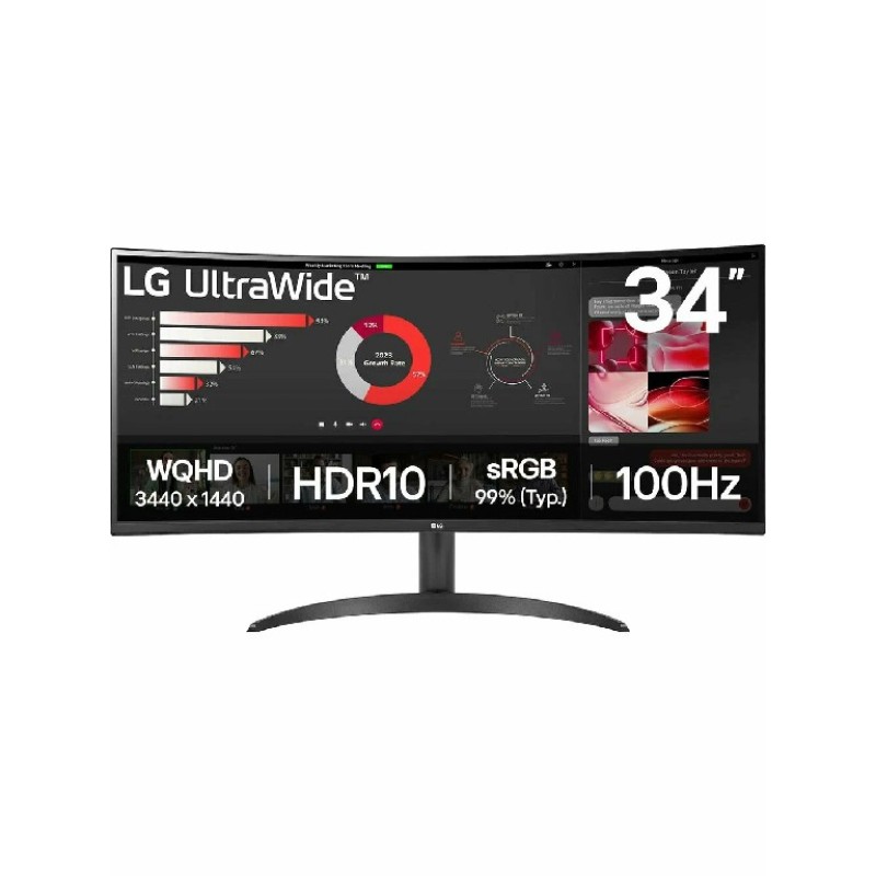 Монитор LG 34WR50QK-B 34"