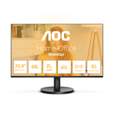 Монитор AOC 24B3QA2/01 23.8" IPS (1920x1080, 120 Гц, 4 мс, HDMI, DP, VGA)