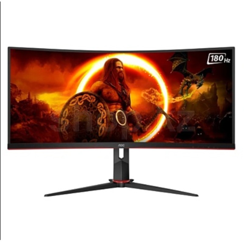 Монитор 34" AOC CU34G2XP/BK VA 3440x1440 180Hz изогнутый