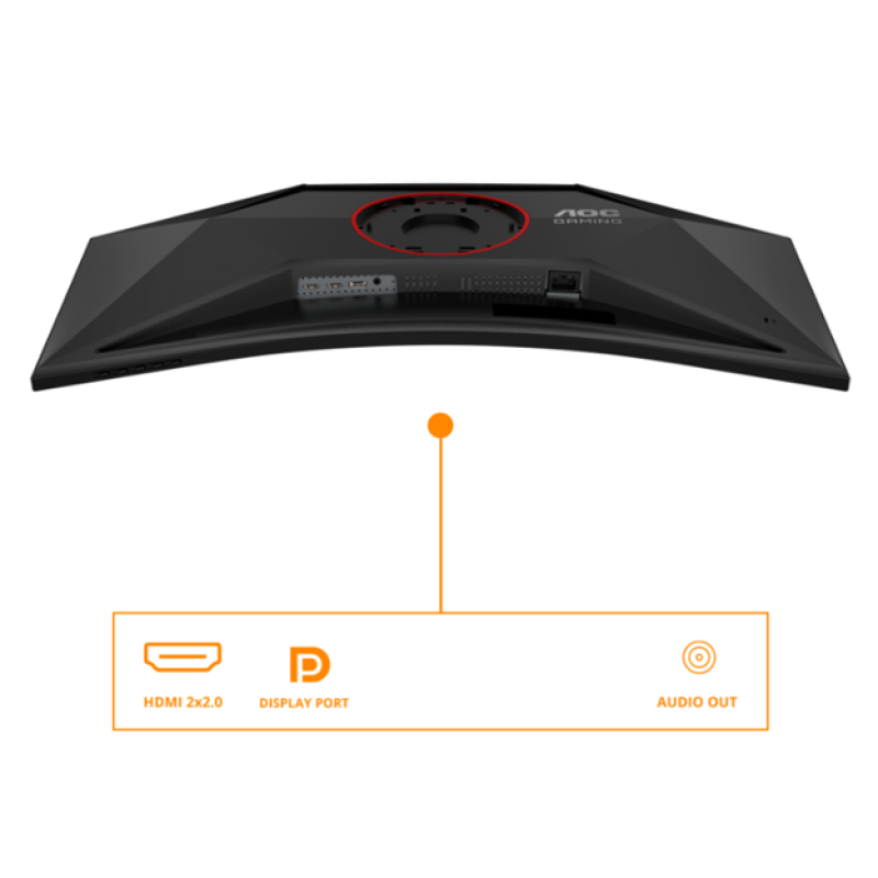 Монитор 34" AOC CU34G4/01 VA 3440x1440 180Hz 0.5ms изогнутый