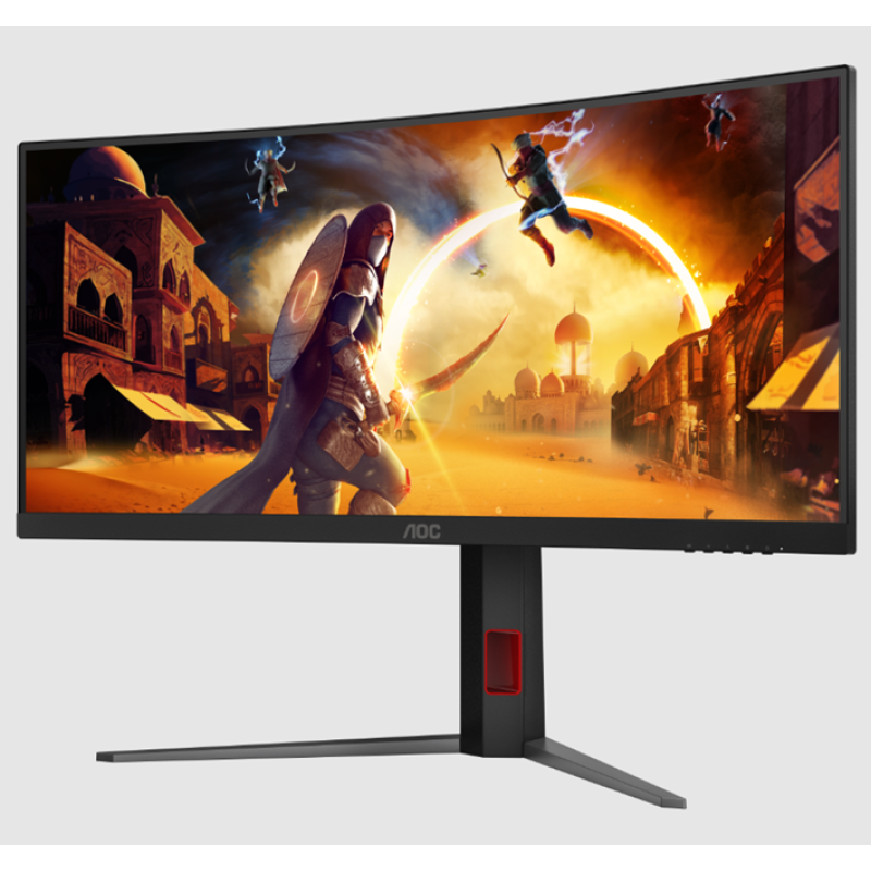 Монитор 34" AOC CU34G4/01 VA 3440x1440 180Hz 0.5ms изогнутый