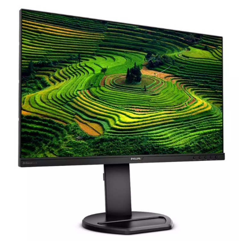 Монитор Philips 241B8QJEB 23.8" IPS (Full HD, USB-хаб, полная эргономика, встроенные колонки)