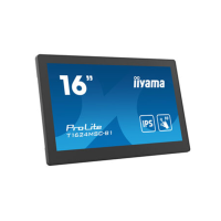 Интерактивный сенсорный монитор iiyama ProLite PLT1624M T1624MSC-B1 15.6" (Full HD, ёмкостный 10-точечный, IPS, встроенный медиаплеер)