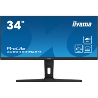 Широкоформатный изогнутый монитор iiyama ProLite PL3497WQP (UWQHD, 120 Гц, USB-C 95 Вт, KVM, встроенная док-станция)