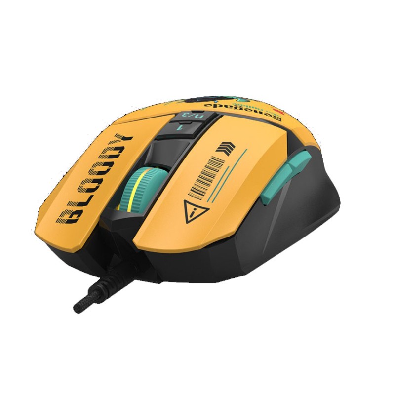 Мышь Bloody W63Max Renegade Yellow Sunset SAVAGE — точность и стиль