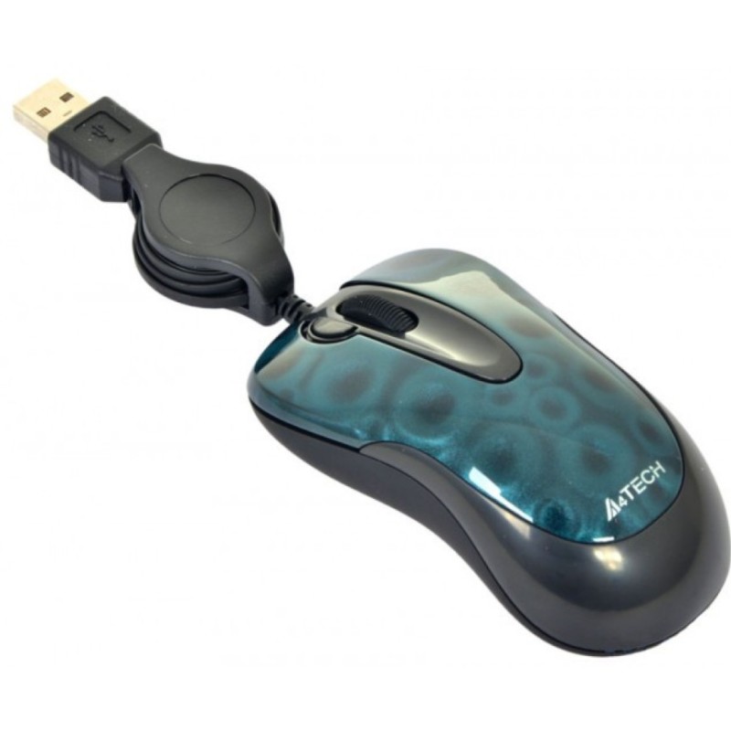 Мышь A4Tech D-60F-3 Green