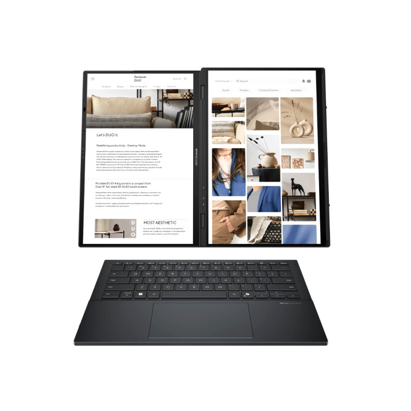 Ультрабук ASUS Zenbook Duo UX8406CA-QL453W 14" 1920x1200 Intel Core Ultra 7 32GB 512GB Intel Graphics Windows 11 Home