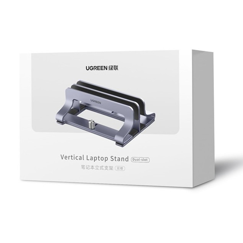 Вертикальная подставка для ноутбука UGREEN LP258 (60643) на два слота