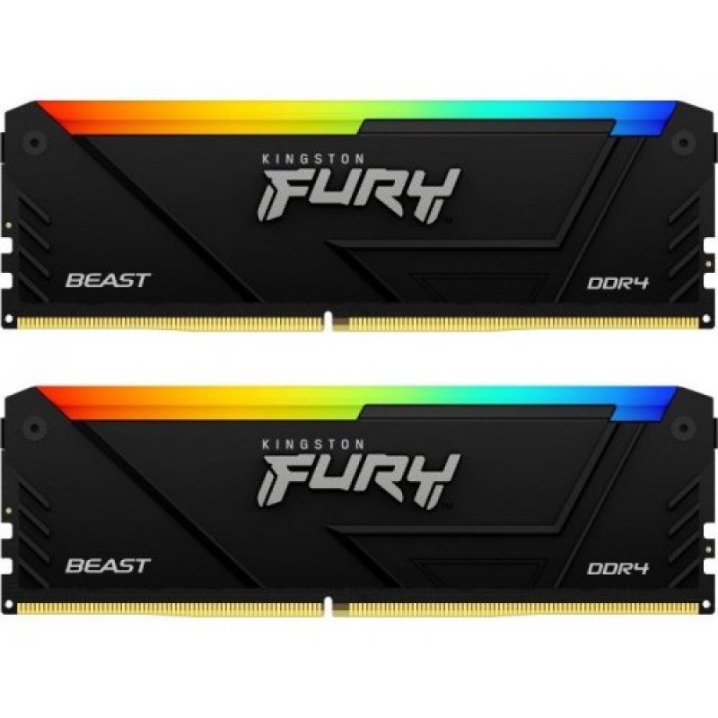 Комплект модулей памяти для ПК Kingston Fury Beast KF432C16BB2AK2/16WP 16GB Kit (2x8) DDR4 3200MHz