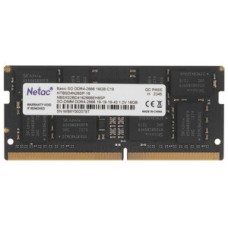 Оперативная память для ноутбука Netac Basic NTBSD4N26SP-16 16GB DDR4 SO-DIMM 2666MHz