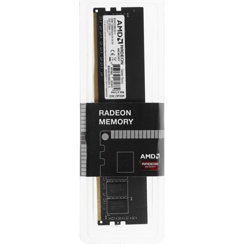 Оперативная память для ПК AMD Radeon R9 Gamer R944G3206U2S-U 4GB DDR4 3200MHz