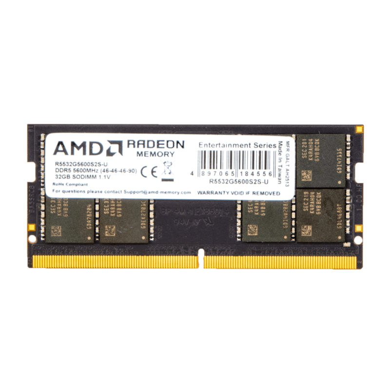 Оперативная память для ноутбука AMD Radeon R5 R5516G4800S2S-U 16GB DDR5 SO-DIMM 4800MHz