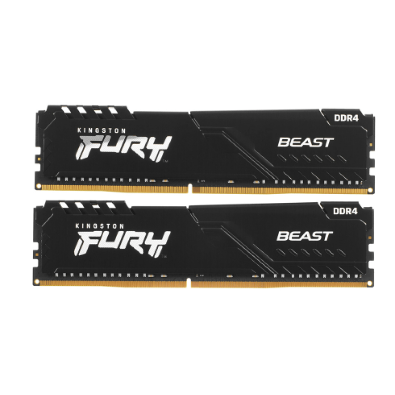 Комплект модулей памяти для ПК Kingston Fury Beast KF432C16BB1K2/32WP 32GB Kit (2x16) DDR4 3200MHz