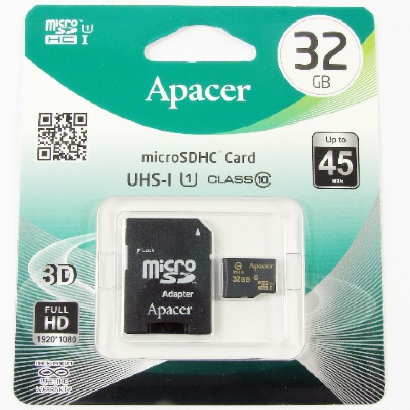 Флешка Apacer 32 GB AP32GMCSH10U1-R