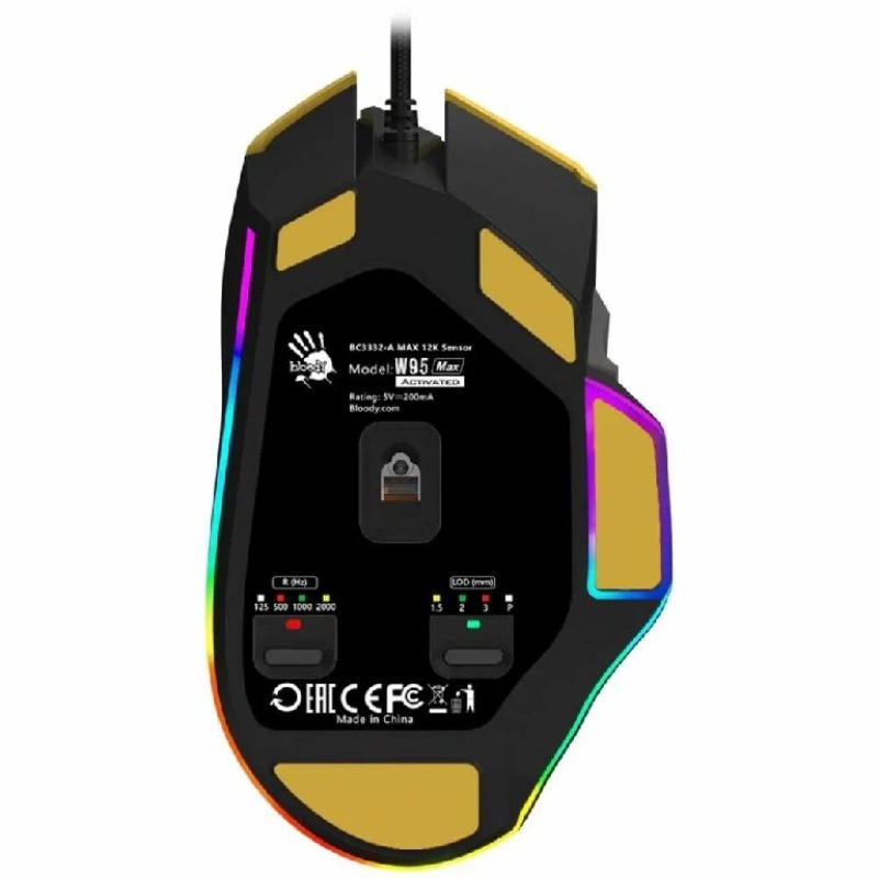 Мышь A4tech Bloody W95-Max Sports Lime