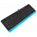 Клавиатура A4Tech Fstyler FK10 Black-Blue USB