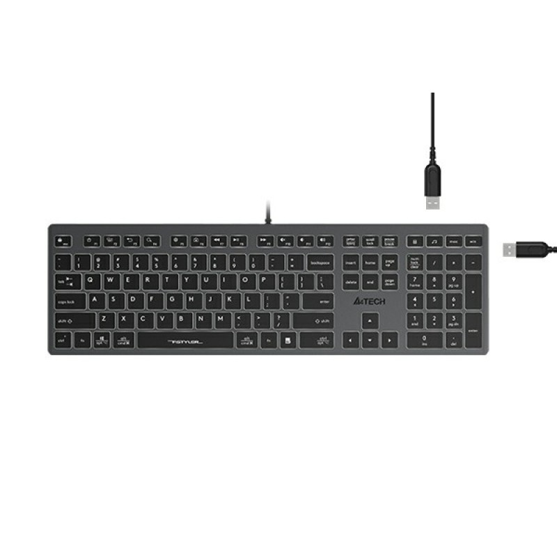 Клавиатура A4tech Fstyler FX60H-White