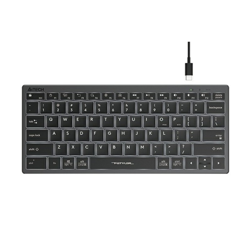 Клавиатура A4tech Fstyler FX61-White