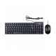Клавиатура и мышь Ritmix RKC-010 Black USB