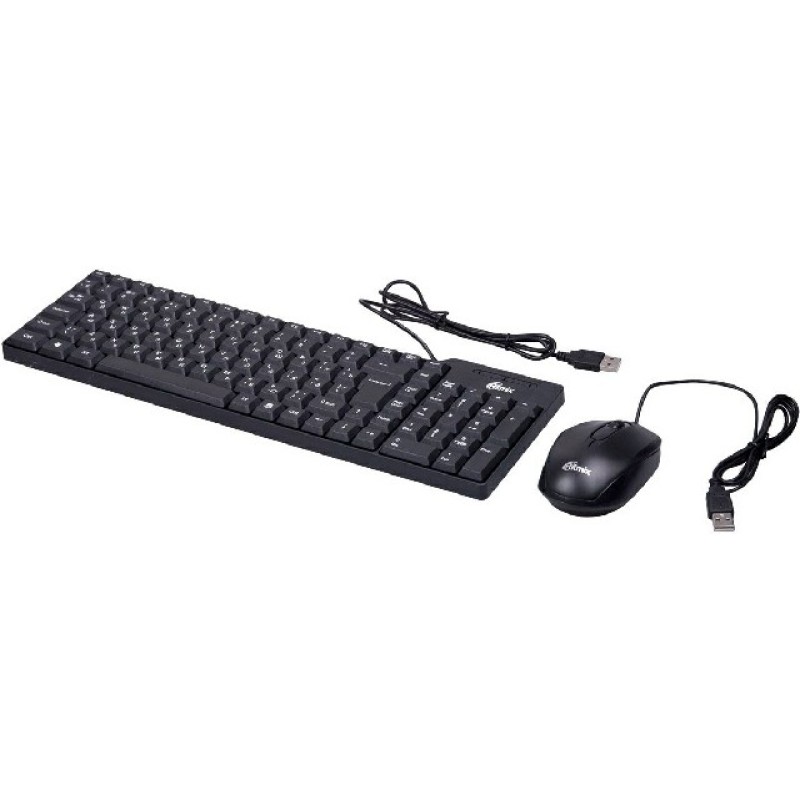 Клавиатура и мышь Ritmix RKC-010 Black USB