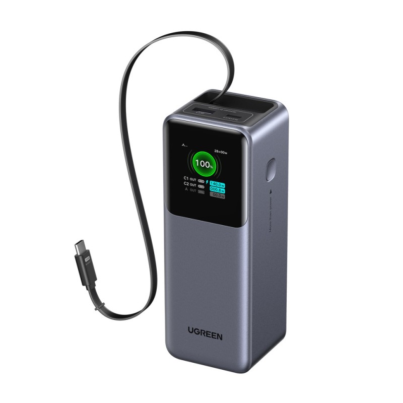 Мобильный аккумулятор UGREEN PB726 55987B 20000mAh 165W 2C1A