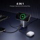 Сетевое зарядное устройство UGREEN X555 55321 65W GaN, 2xUSB-C + USB-A, магнитная беспроводная зарядка 15W Qi2