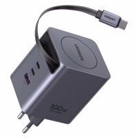 Зарядное устройство UGREEN X616 (65828) 100W GaN 3C1A QC4.0+ 0.75m кабель