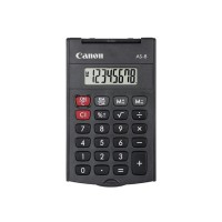 Калькулятор ручной Canon AS-8 8-разрядный с откидной крышкой на 360 градусов