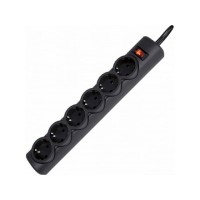 Сетевой фильтр Defender DFS 151 - 1.8 м., 6 розеток, черный