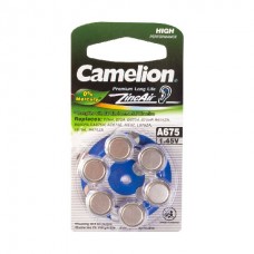 Батарейка Camelion Zinc Air A675-BP6(0%Hg)