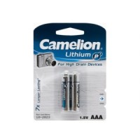 Батарейка Camelion AAA  FR03-BP2, Lithium P7, 1.5V