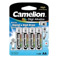Батарейка Camelion AA  LR6-BP4DG, Digi Alkaline, 1.5V