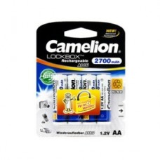 Аккумулятор Camelion AA  NH-AA2700LBP4, Lockbox Rechargeable, 1.2V