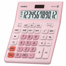 Калькулятор настольный CASIO GR-12C-PK-W-EP розовый