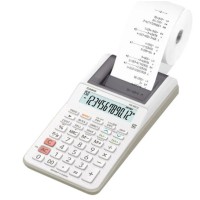 Калькулятор печатающий Casio HR-8RCE-WE-W-EC 10-разрядный с двухцветной печатью