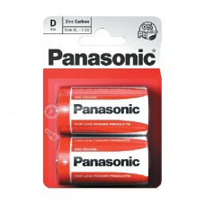 Батарейка Panasonic Red Zinc R20REL/2BPU D 