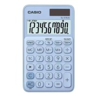 Калькулятор карманный Casio SL-310UC-LB-W-EC 10-разрядный с голубым корпусом