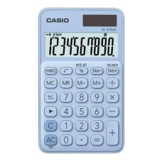 Калькулятор карманный Casio SL-310UC-LB-W-EC 10-разрядный с голубым корпусом