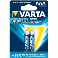 Батарейка Varta (LR03/MN2400), AAA High Energy, alkaline -2 штуки