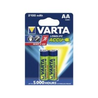Аккумулятор Varta AA (HR6), Longlife Accu NiMH (R2U), 2100mAh/1.2V -2 штуки