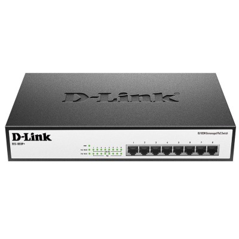 Коммутатор D-Link DES-1008P+