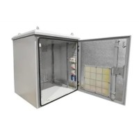 Шкаф климатический SHIP ШК-15U 12U 600x600x770 мм настенный уличный