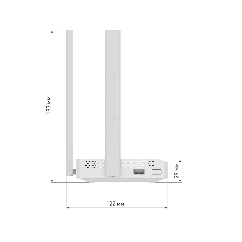 Интернет-центр Netcraze Viva NC-1913 AC1200 Gigabit USB Mesh