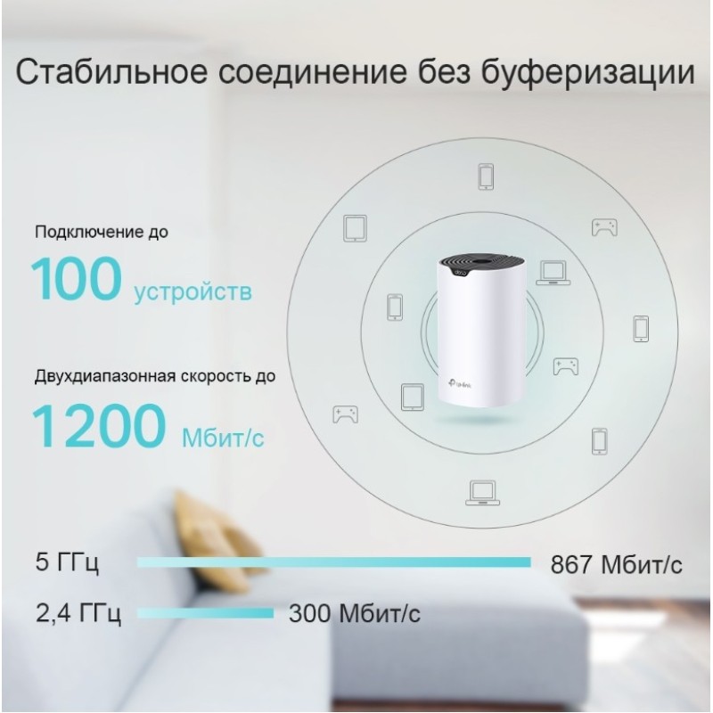 Mesh система TP-Link Deco S4 (3-Pack)