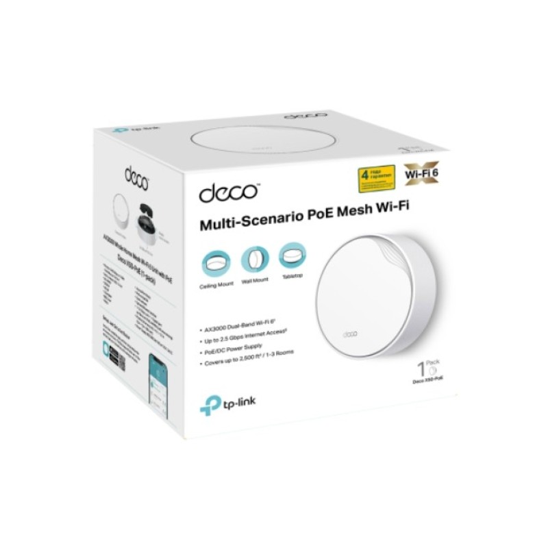 Mesh система TP-Link Deco X50-PoE (1-Pack)