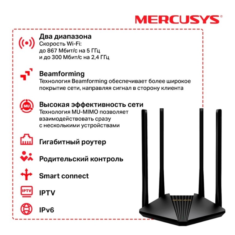 Роутер Mercusys MR1200G